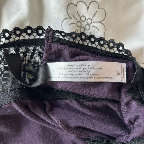 Adore ME size medium Purple Lace chemise - Picture 4 of 4